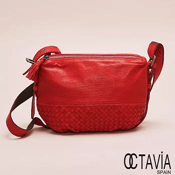 OCTAVIA 8 真皮- 火舞 渲染羊皮肩斜二用隨身包- 烈燄桔