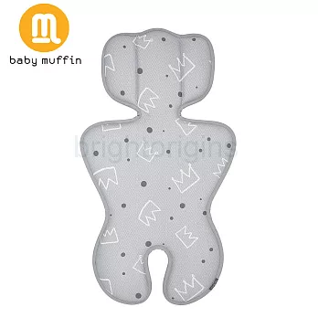 baby muffin 推車汽座兩用3Ｄ透氣墊(皇家銀冠)
