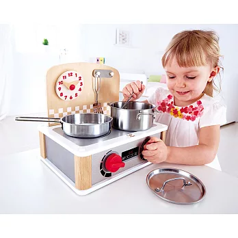 德國Hape愛傑卡-攜帶式小廚房(新版)