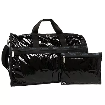 LeSportsac大款假期旅行袋-亮面黑 (現貨+預購)亮面黑