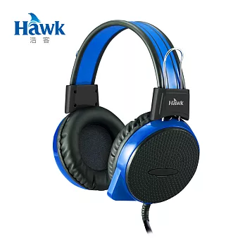 Hawk X710 頭戴式電競耳機麥克風(03-HGX710)藍色