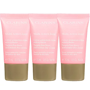 CLARINS 克蘭詩 漾采肌活美肌霜(15ml)*3