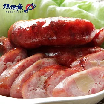 預購《媽媽魚》手工香腸-杏鮑菇(300g/包，共2包)