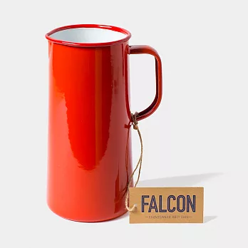 Falcon 獵鷹琺瑯 琺瑯3品脫冷水壺 1.7L-紅白