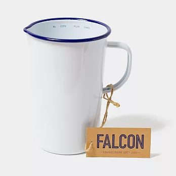 Falcon 獵鷹琺瑯 琺瑯2品脫冷水壺 1.1L-藍白