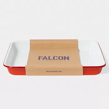 Falcon 獵鷹琺瑯 琺瑯托盤-紅白
