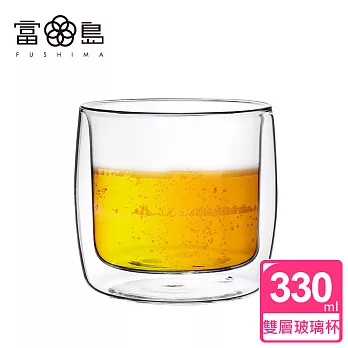 【FUSHIMA 富島】英倫系列雙層耐熱玻璃杯330ML