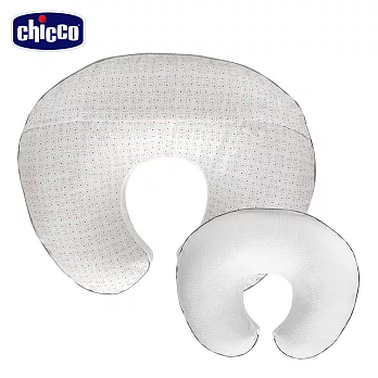 chicco-Boppy雙面多功能授乳枕-針織/紅點