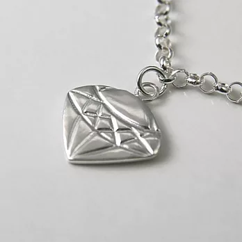 【U】Silver Spring - 免費刻字 妳最珍貴 鑽石純銀手鍊