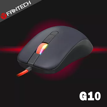 FANTECH G10 輕量級高速專業電競遊戲滑鼠(黑)