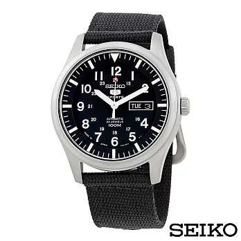 SEIKO精工  野戰風格夜光自動上鍊5號機械錶 SNZG15K1