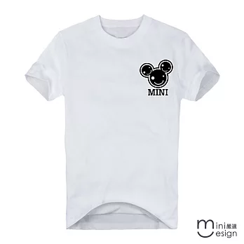 [Minidesign]（男款）MiniMous潮流原創設計T三色M（白色）