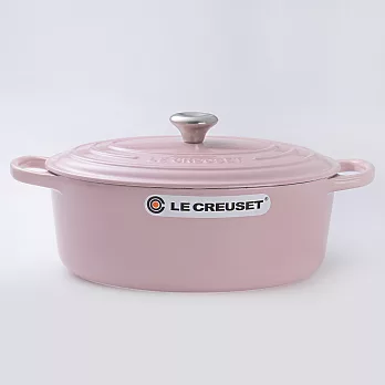 Le Creuset 新款橢圓形琺瑯鑄鐵鍋 29cm 4.7L 雪紡粉 法國製