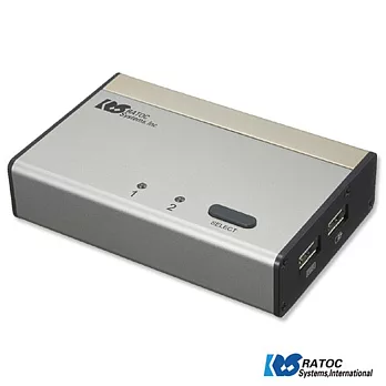 日本RATOC 2-Port DVI USB電腦KVM切換器 (REX-230UDA)日本RATOC 2-
