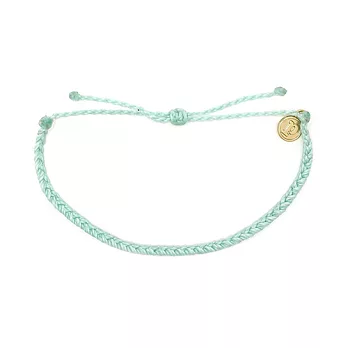 Pura Vida 美國手工Mini Braided Solid WINT 嫩綠迷你粗線手鍊