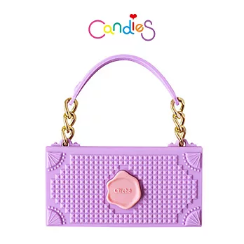 【Candies】鉚釘晚宴包(粉紫)-IPhone 5／5S／5C／SE