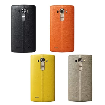 LG G4 H815 原廠專屬皮紋背蓋 (台灣公司貨-盒裝)橘色
