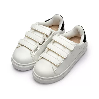 BuyGlasses 魔鬼氈皮革兒童休閒鞋 FU3CP2315黑