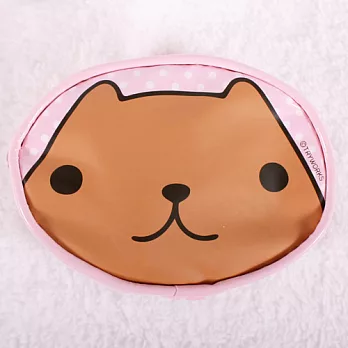 Kapibarasan 水豚君票卡零錢包。粉