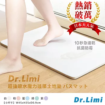 【Dr.Limi】超吸水魔力珪藻土地墊 腳踏墊(45X35)藍