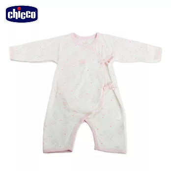 chicco-印花肚衣式兔裝-粉3M粉色