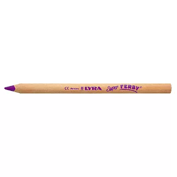 【德國LYRA】三角原木色鉛筆17.5cm- 紫038