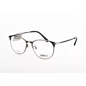【大學眼鏡】JEEP 質感金屬眉框光學鏡框 JSA1109M3 復古槍色
