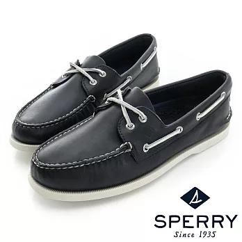 SPERRY 經典魅力牛皮帆船鞋(男)-海軍藍US7海軍藍