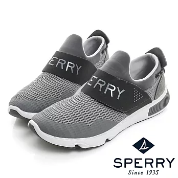 SPERRY 7SEAS 自我風格潮流魔鬼氈休閒鞋(男款)-黑US11灰色