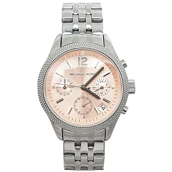MICHAEL KORS 玫瑰金婉約三眼計時腕錶(預購+現貨)玫瑰金