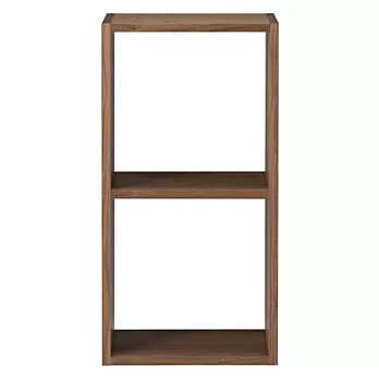 [MUJI無印良品]自由組合層架/胡桃木/2層/基本組.7S