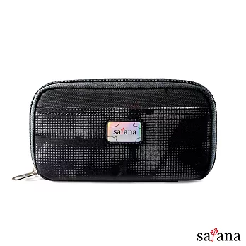 Satana - Reflective 帥氣萬用夾 -黑反光迷彩