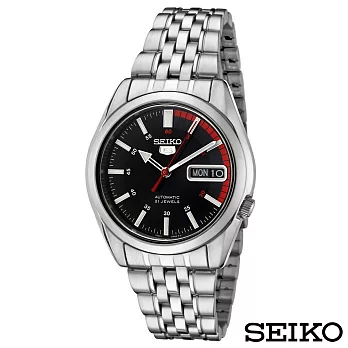 SEIKO精工 極速先鋒夜光5號自動上鍊機械腕錶 SNK375K1