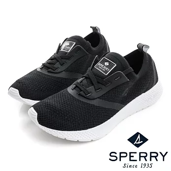 SPERRY 7SEAS 創新科技針織潮流休閒鞋(女)-黑US7黑色