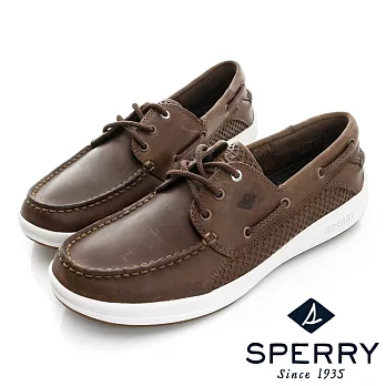 SPERRY 超輕量舒適休閒鞋(男)-深咖啡US8深咖啡