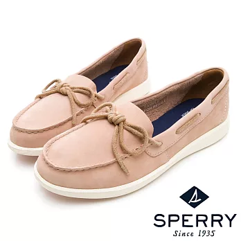 SPERRY 頂級牛皮經典手工縫製帆船鞋(女)-粉色US6.5粉色