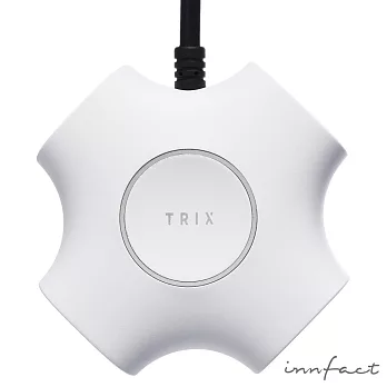 innSelect Trix USB 造型延長線細緻白