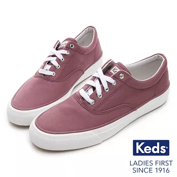 【Keds】ANCHOR 霧感復刻綁帶休閒鞋US6.5紫紅