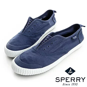 SPERRY 輕便水洗帆布鞋-藍US8.5海軍藍