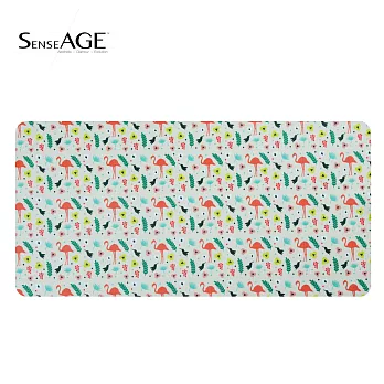 SenseAGE 3in1可水洗 防塵 滑鼠墊擦拭布(紅鶴款)