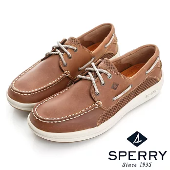 SPERRY 超輕量舒適休閒鞋(男)-深棕US10.5深棕色