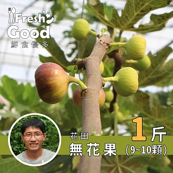 【freshgood 鮮食優多】花田有機轉型無花果1斤（約9~10顆）