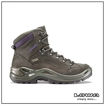【德國LOWA】女 中筒多功能健行鞋 棕/紫 RENEGADE GTX MID Ws/ LW320945-9763UK5棕/紫