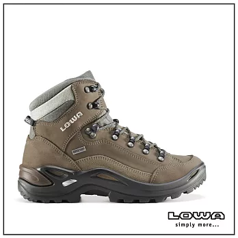 【德國LOWA】女 中筒多功能健行鞋 寬楦 淺棕 RENEGADE GTX MID Ws WIDE/ LW320968-0925UK4.5淺棕