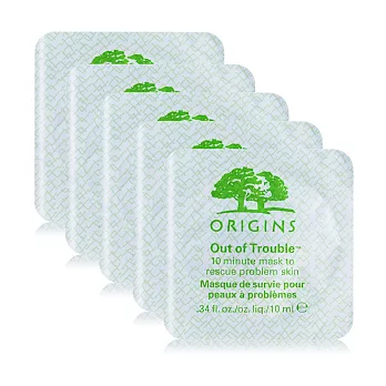 ORIGINS 品木宣言 奇蹟抗痘面膜(10ml)X5-期效201905