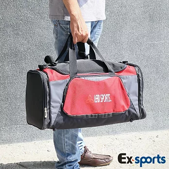 Ex-Sports亞克仕 行李旅行袋 Sports提袋-50cm黑灰/藍