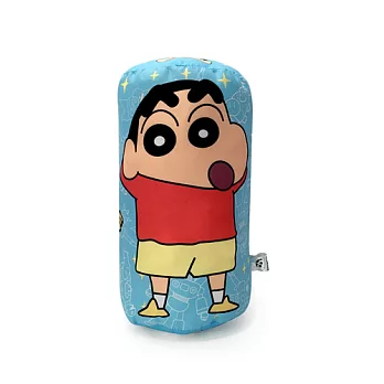 【Crayon Shin-chan 蠟筆小新 】可愛舒適柱狀抱枕・正版授權卡答國際藍色小新