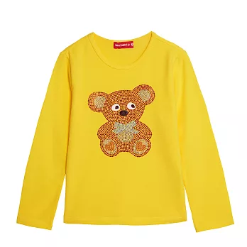 WHY AND 1/2 普普熊棉質萊卡T恤-親子裝 11Y~14Y以上 多色可選11黃色