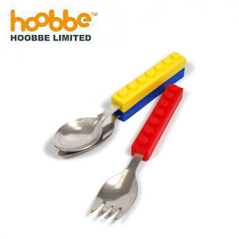 HOOBBE-積木造型餐具組(買一送一)