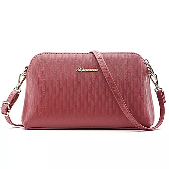 【L.Elegant】時尚經典高檔手拿包斜背包B127 (共三色) 粉色